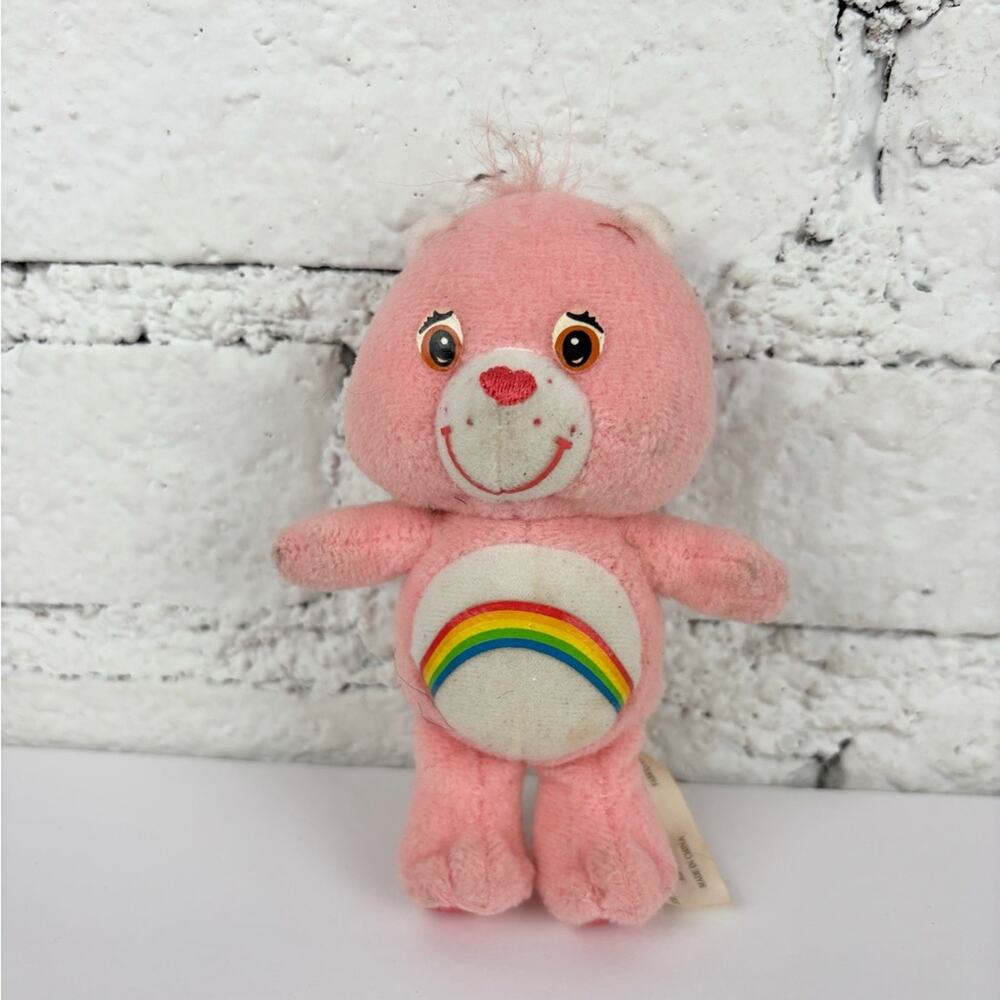 Vintage 2005 Care Bears Play Along Mini Sunshine Bear 6”